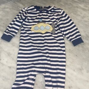 Stitchy Fish size 6m submarine pant onesie